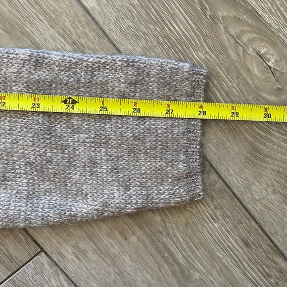 Ruby Moon | Soft Neutral Colour Block Duster Cardigan - Picture 8 of 9